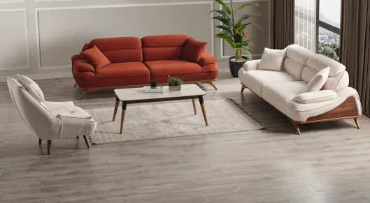 Product img 2, Golf Yataklı Ahşap Ayaklı Koltuk Takımı